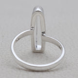 Lemurian Quartz Silver Rings