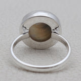 Shiva Shell Eye Silver Rings