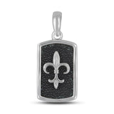 Black Stingray 925 Sterling Silver Pendant