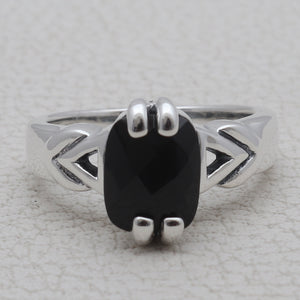925 Sterling Silver Black Onyx Rings