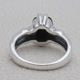 Black Onxy Silver Rings