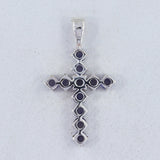 925 Sterling Silver Iolite Pendant