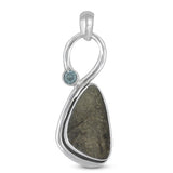 Larimar Sterling Silver Pendant