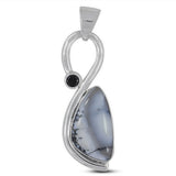 Larimar Sterling Silver Pendant