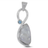 Larimar Sterling Silver Pendant