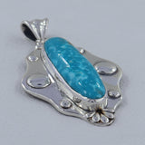 Mexican Turquoise 925 Sterling Silver Pendant