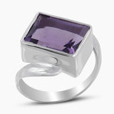 925 Sterling Silver Blue Topaz Rings