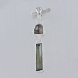 Pencil Tourmaline 925 Sterling Silver Pendant