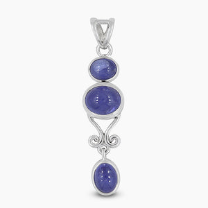 925 Sterling Silver Charoite Pendants
