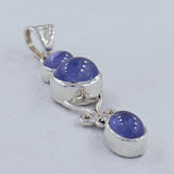 925 Sterling Silver Charoite Pendant