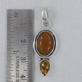 Rainbow Moonstone 925 Silver Pendant