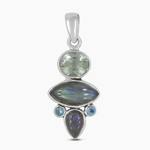 925 Sterling Silver Labradorite Pendants