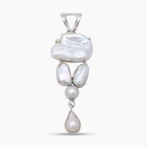 925 Sterling Silver Fresh Water Pearl Pendant