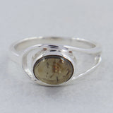 Natural Tourmaline Sterling Silver Ring