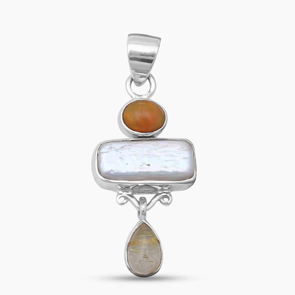 Fresh Water Pearl Silver Pendants