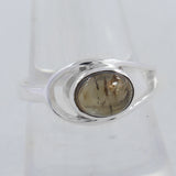 Natural Tourmaline Sterling Silver Ring