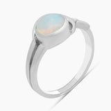 925 Sterling Silver Ethiopian Opal Rings