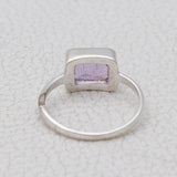 925 Sterling Silver Amethyst Ring