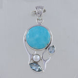 Arizona Turquoise 925 Sterling Silver Pendant