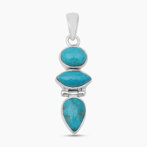 925 Silver Mexican Turquoise Pendants