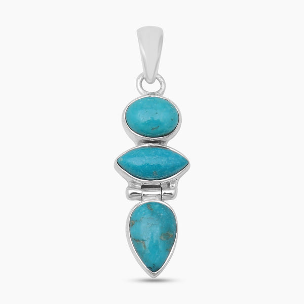 925 Silver Mexican Turquoise Pendants