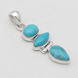 925 Silver Mexican Turquoise Pendants