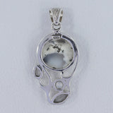 925 Sterling Silver Arizona Turquoise Pendant