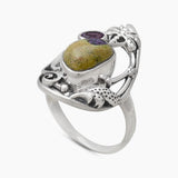 Natural Tasmanian Serpentine Silver Rings