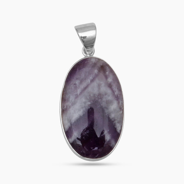 Amethyst Lace Silver Pendants