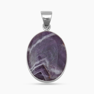 Amethyst Lace Silver Pendants