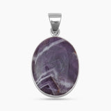 Amethyst Lace Silver Pendants