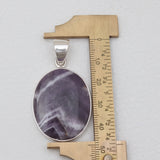 Amethyst Lace Silver Pendants