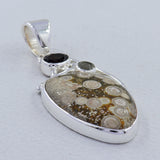 925 Sterling Silver Blue Opal Pendant