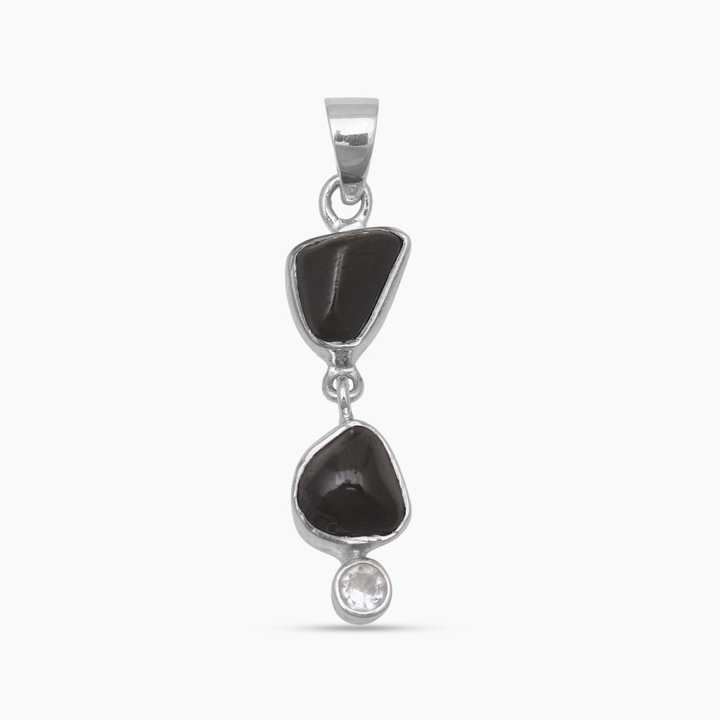 Shungite Silver Pendants