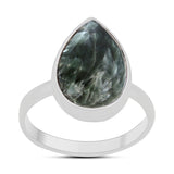 925 Sterling Silver Seraphinite Ring