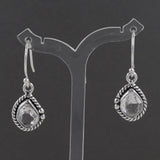 Sterling Silver Herkimer Diamond Designer Dangle Earrings