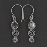 Herkimer Diamond Gemstone Earrings