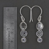 Herkimer Diamond Gemstone Earrings