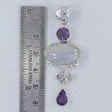 Rainbow Moonstone Pendent