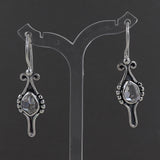 Herkimer Diamond Gemstone Sterling Silver Earrings