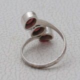 Garnet Sterling Silver Rings