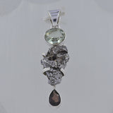 Sikhote-Alin Meteorite Silver Pendant