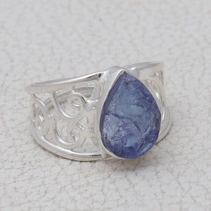 Tanzanite Sterling Silver Rings