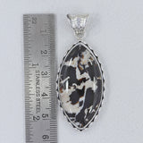 Peanut Wood Jasper 925 Sterling Silver Pendant