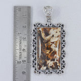 Australian Peanut Wood Jasper Silver Pendant