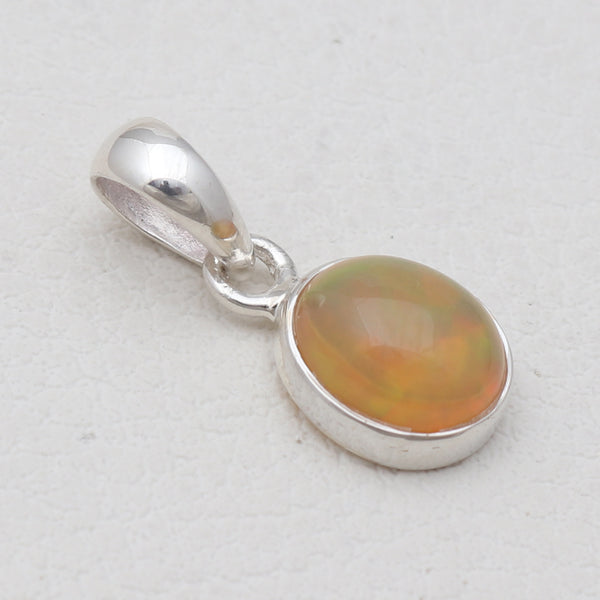 Ethiopian Opal Silver Pendants