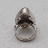 925 Sterling Silver Crazy Lace Agate Ring