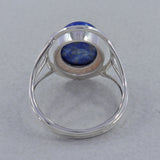 925 Starling Silver Lapis Lazuli Ring