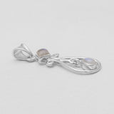 Rainbow Moonstone Silver Pendants