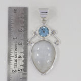 Larimar 925 Silver Pendant